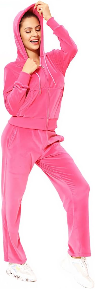 MINANUO Tracksuit 2 Pieces Joggers Outfits for Women Jogging Sweatsuits Set - Image 6