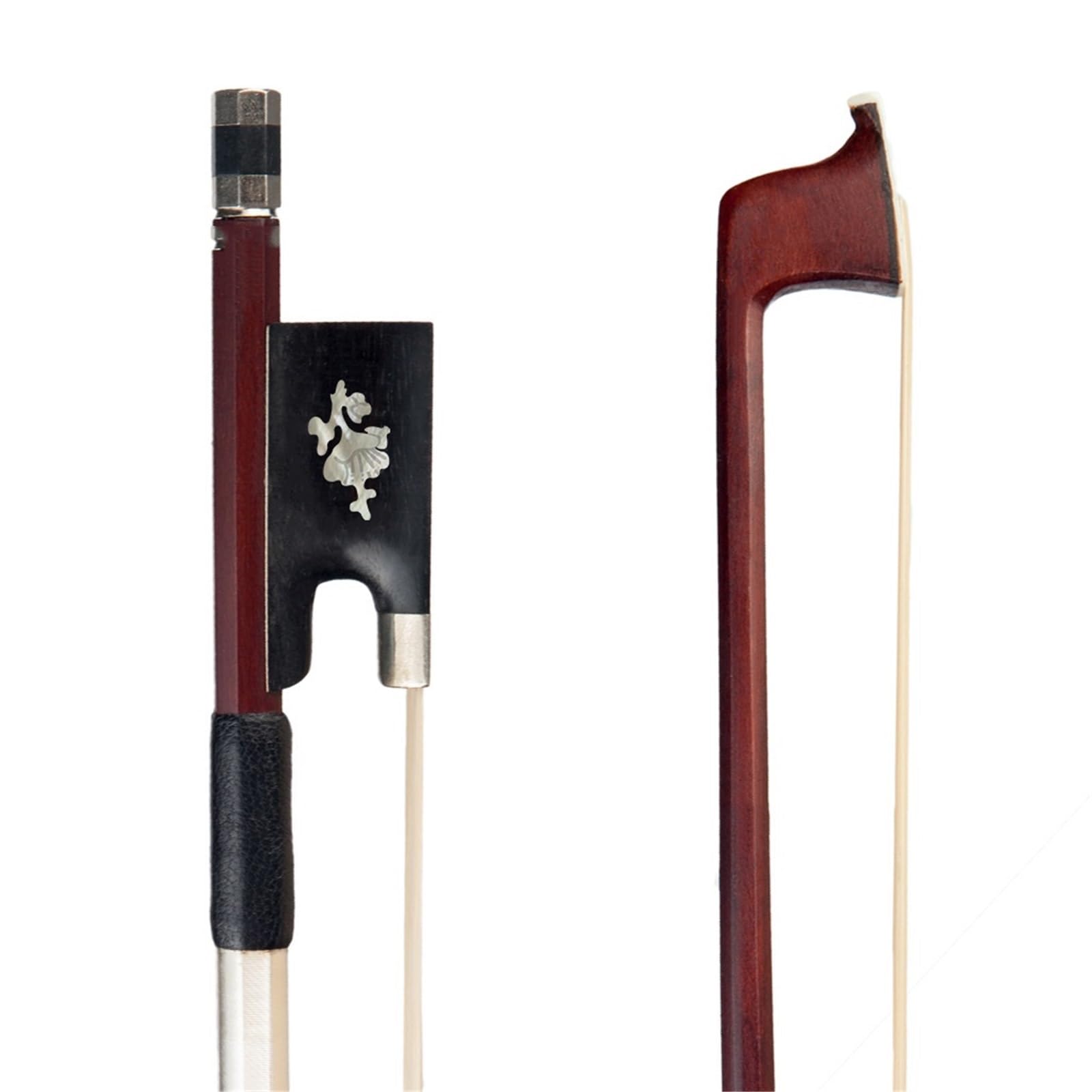 Arcos De Violín Profesionales Arco De Violín Profesional Madera Rosca Plateada Cordal Ébano Baqueta Para Arco(4-4)