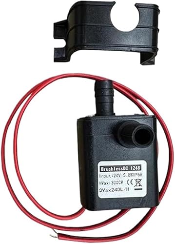 Bomba de agua de 240LH DC 12V 24V Motor sin escobillas Solar Circulación Bombas de agua sumergibles Bomba de riego 4.8W Bomba de piscina Ultra