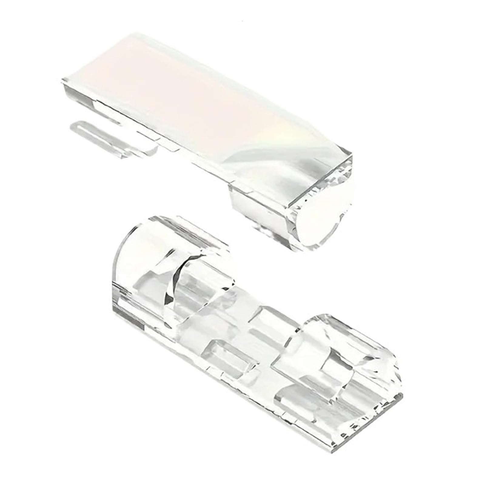 Dpnentv 20Pcs Clear Stick-On Cable Clips Self-Adhesive Wire For Household Desktop Cords