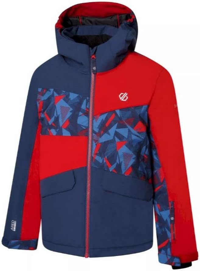 Dare 2b Childrens/Kids Glee II Geometric Ski Jacket (6-7 Years) (Moss Yellow/Agave Green)