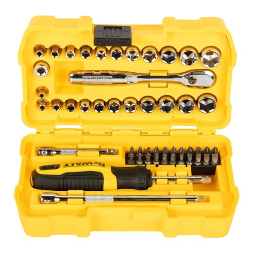 DEWALT DWMT81610-0 Antriebsmechaniker-Werkzeugsatz, 1/4 Zoll, 50-teilig