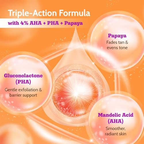 Image of Chemist At Play Gentle Exfoliating Face Wash for Daily Use | Tan Removal & Instant Glow | Bright Skin | Gently Removes Dead Skin | Soap-Free | Oily, Dry & Combination Skin | For Men & Women | 100 ml