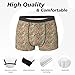 GKOKG Hippy Bright Paisley Old Retro Fashion Men'S Breathable Boxer Shorts With Elastic Waistbandx-Large Black