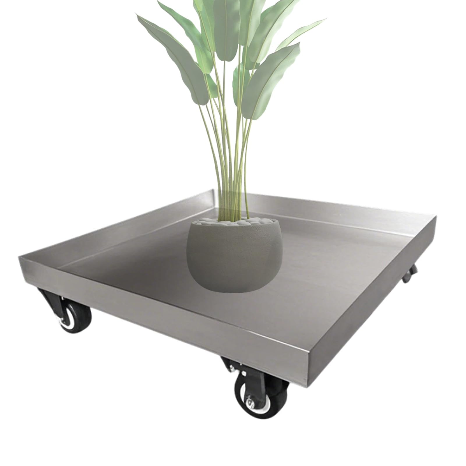Bandeja de goteo de metal multiusos para coche y refrigeradores