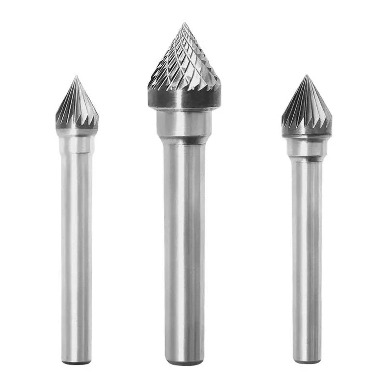 Doppel-Rotationsfräser aus Wolframkarbid, 6-mm-Schaft, J-Typ, Karbidlegierung, Drehfeilen, Frässtifte, Kalkkern, 10-tlg.-Set(JX1613M06 1PC)