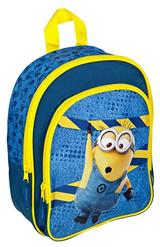 Undercover Minions: Botella de Aluminio  Rucksack mit Vortasche  Azul    10044697