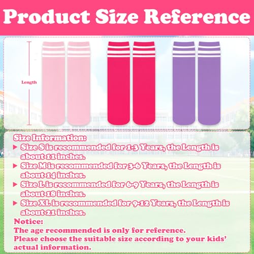 Image of Sarfel Toddler Soccer Socks Kids Soccer Socks Youth Soccer Socks Kids Baseball Socks Girls Softball Socks Boys Football Socks