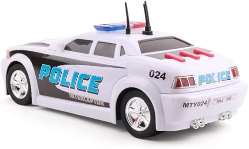 Miniatura 4 de Rescue Force Police Cruiser Toy - Luces realistas y efectos de sonido, plástico duradero y baterías incluidas, a partir de 3 años