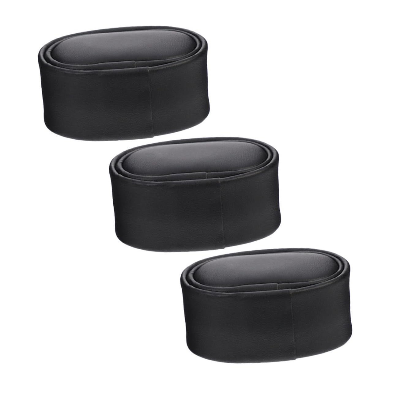 GALPADA 3 Pcs PU Leather Watch Display Cushions Stylish Bangle Storage Pillows for Jewelry Organizing and for Watch Collectors and Bracelet Displays