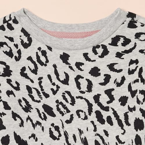 Image of Amazon Essentials Girls and Toddlers' Relaxed Fit Fleece Crewneck Pullover Sweatshirts, Pack of 2