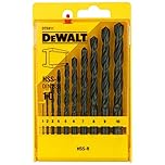 Dewalt DT5911-QZ Series 338 HSS-R DIN Jobber Metal Drill Bit Set (Pack of 10)