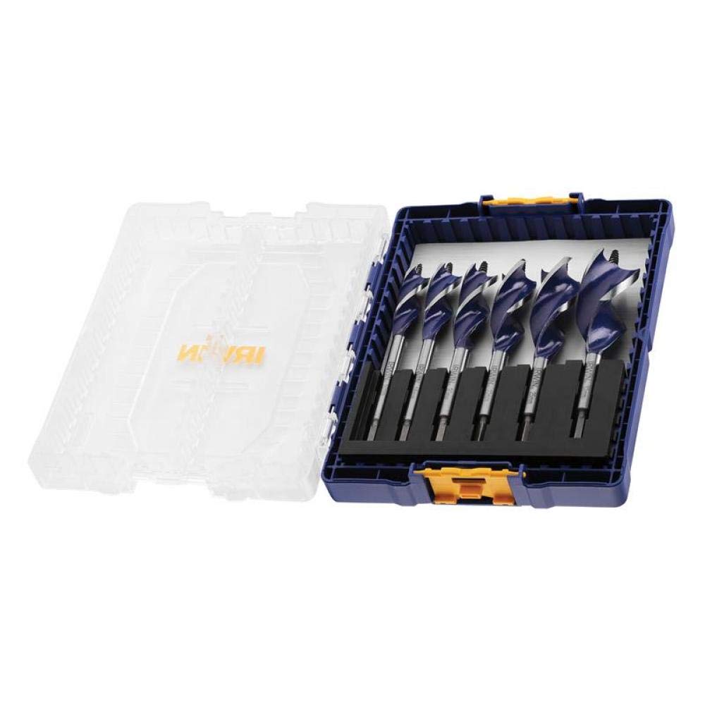IRWIN ® - Jeu de 6 forets à bois Blue Groove, 6 pièces
