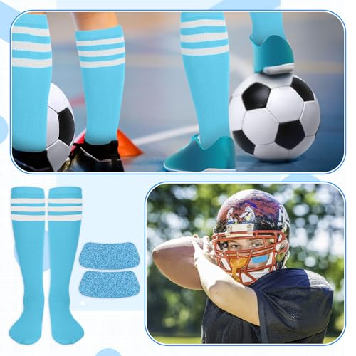 Image of Panitay 2 /12 /16 /24 Pairs Softball Soccer Socks Glitter Eye Black Stickers Team Spirit Accessories for Youth Women Sport Wear