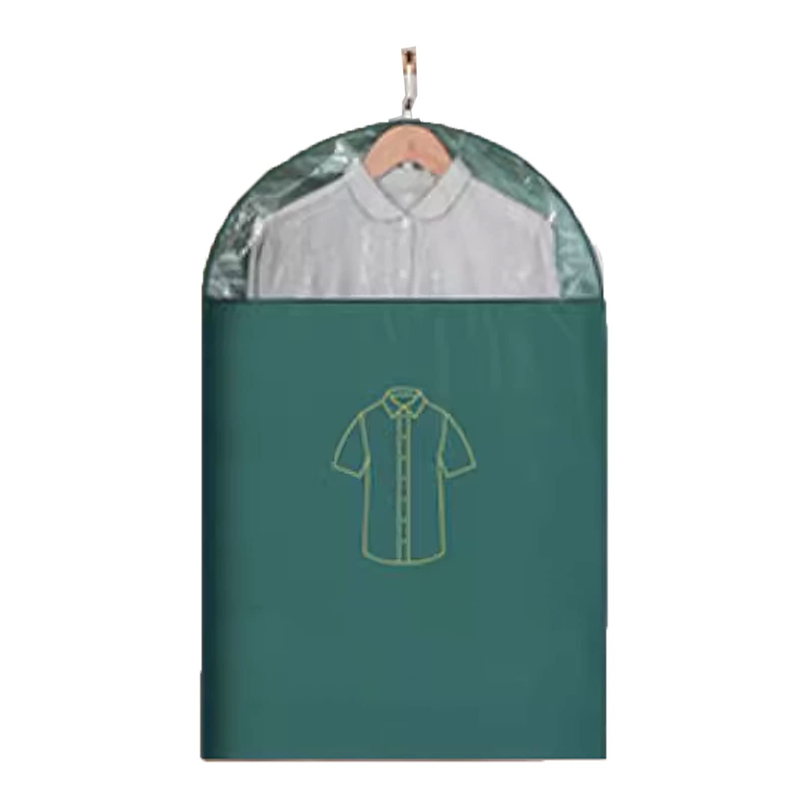 Custodie Per Abiti Traspiranti In Materiale EVA Borse Tessuto ispessito, resistente，Impermeabile e antipolvere di Polvere con Cerniera Completa (Color : 8 pieces, Size : 90cm)