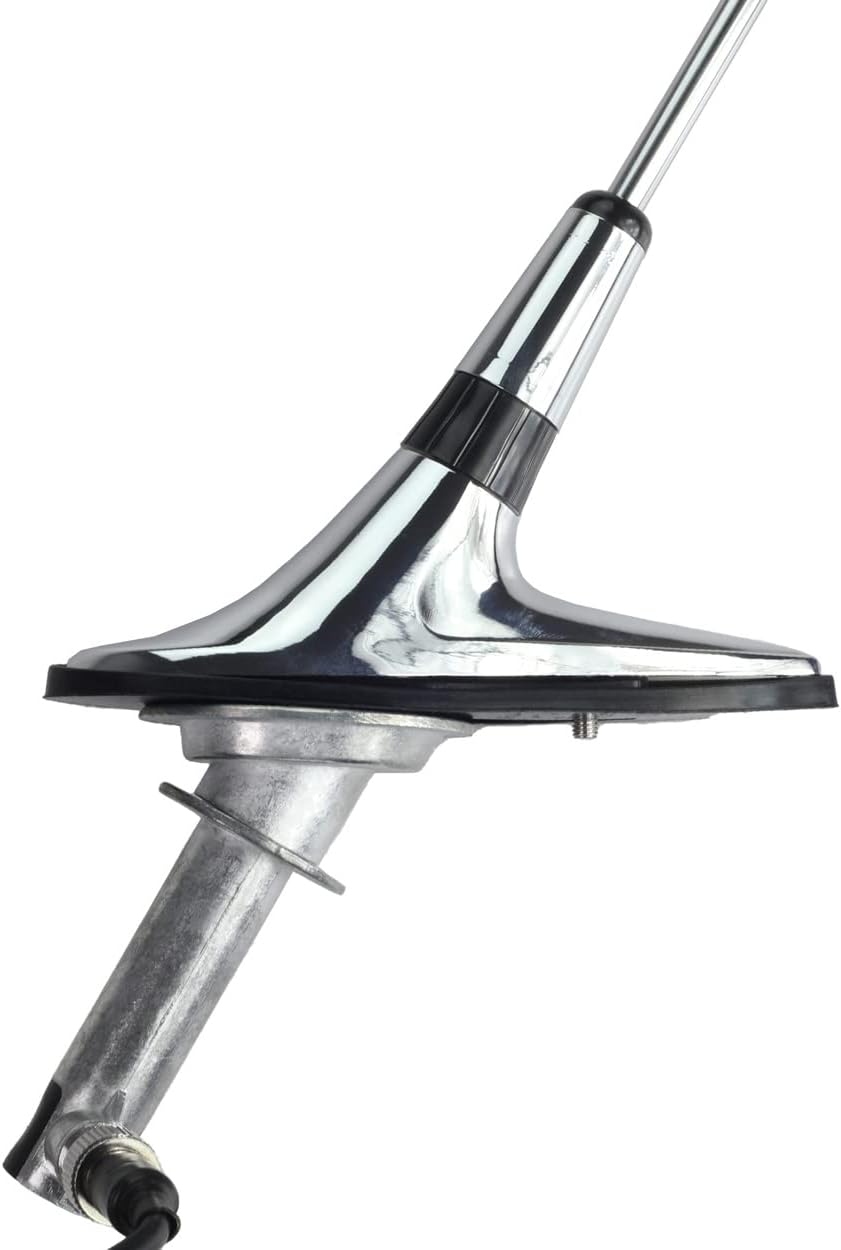 RetroSound SC65-ZB65-CC57-20-R Chrome OE-Style Rear-Mount Replacement Antenna Right for Chevrolet Impala