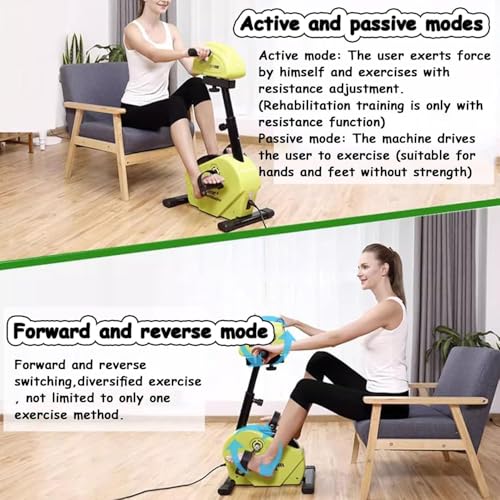 Bicicleta Pedalera Eléctrica para Ejercicios de Rehabilitación miniatura 2