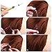 FEBSNOW 47 Inches Tinsel Hair Extension with Tool 12 Colors 2400 Strands Hair Extension Tinsel Kit Glitter Hair Extensions for Women Girls Hair Accessories for Christmas New Year Cosplay Party