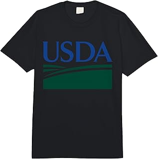 Department of Agriculture USDA Logo Farming Forestry Rancher Comfort Colors Adult Heavyweight T-shirt