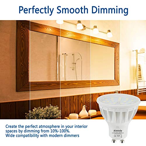 Aiwode-5W-Dimmable-GU10-LED-BulbNatural-White-4000KEquivalent-50W-Halogen-LampRa85-600LM120Beam-Angle-GU10-SpotlightPack-of-6