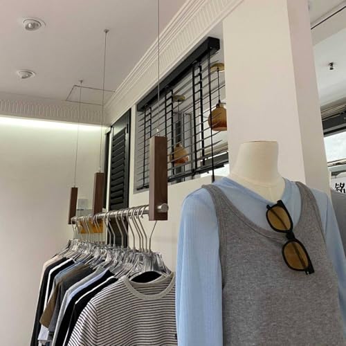 Porte-vêtements réglable en métal présentation vente au détail
