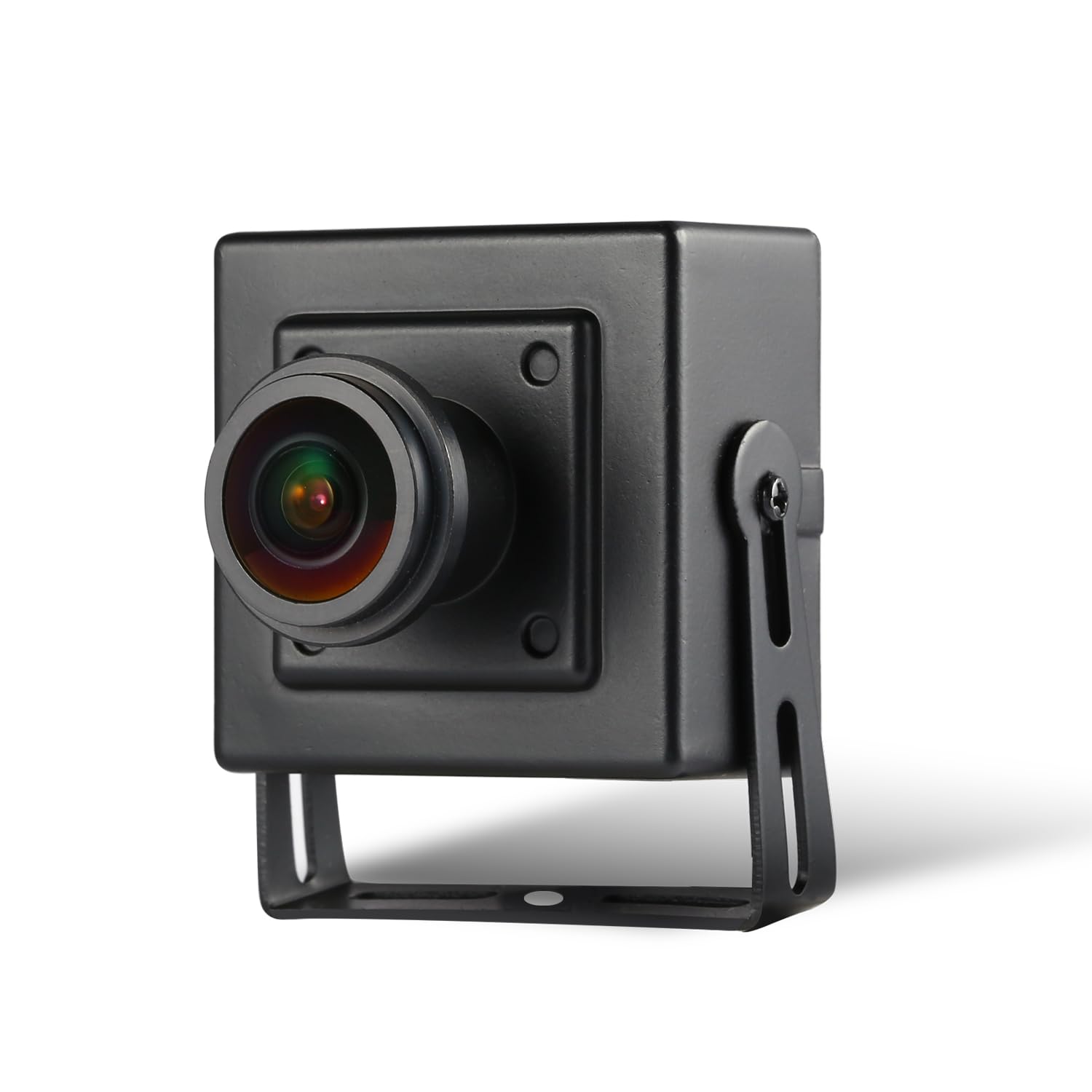 Revotech Mini Fisheye POE Security IP Camera, HD 3MP Indoor Security Camera CCTV 1.7mm Lens 170 Degree Wide Angle P2P H.265 (I706-3-P Black)