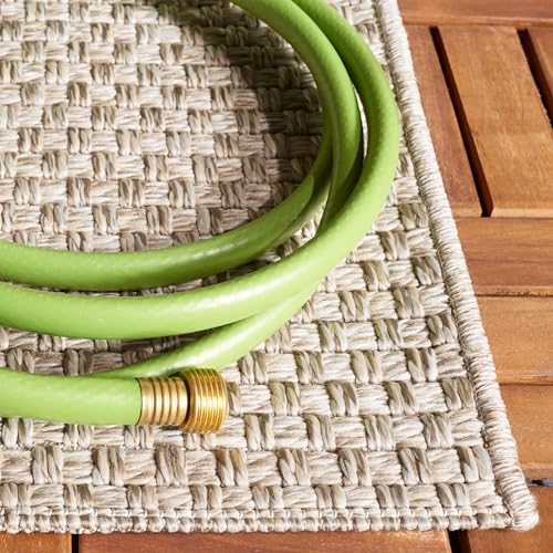Tapete SAFAVIEH Lavable para Exterior 8' x 10' Beige miniatura 3