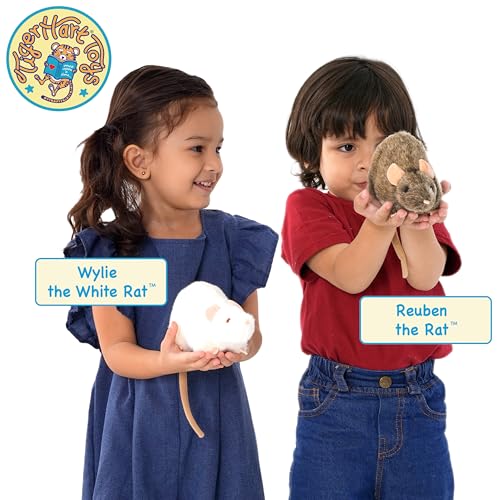 TigerHart Wylie The White Rat - 7 Inch Stuffed Animal Plush