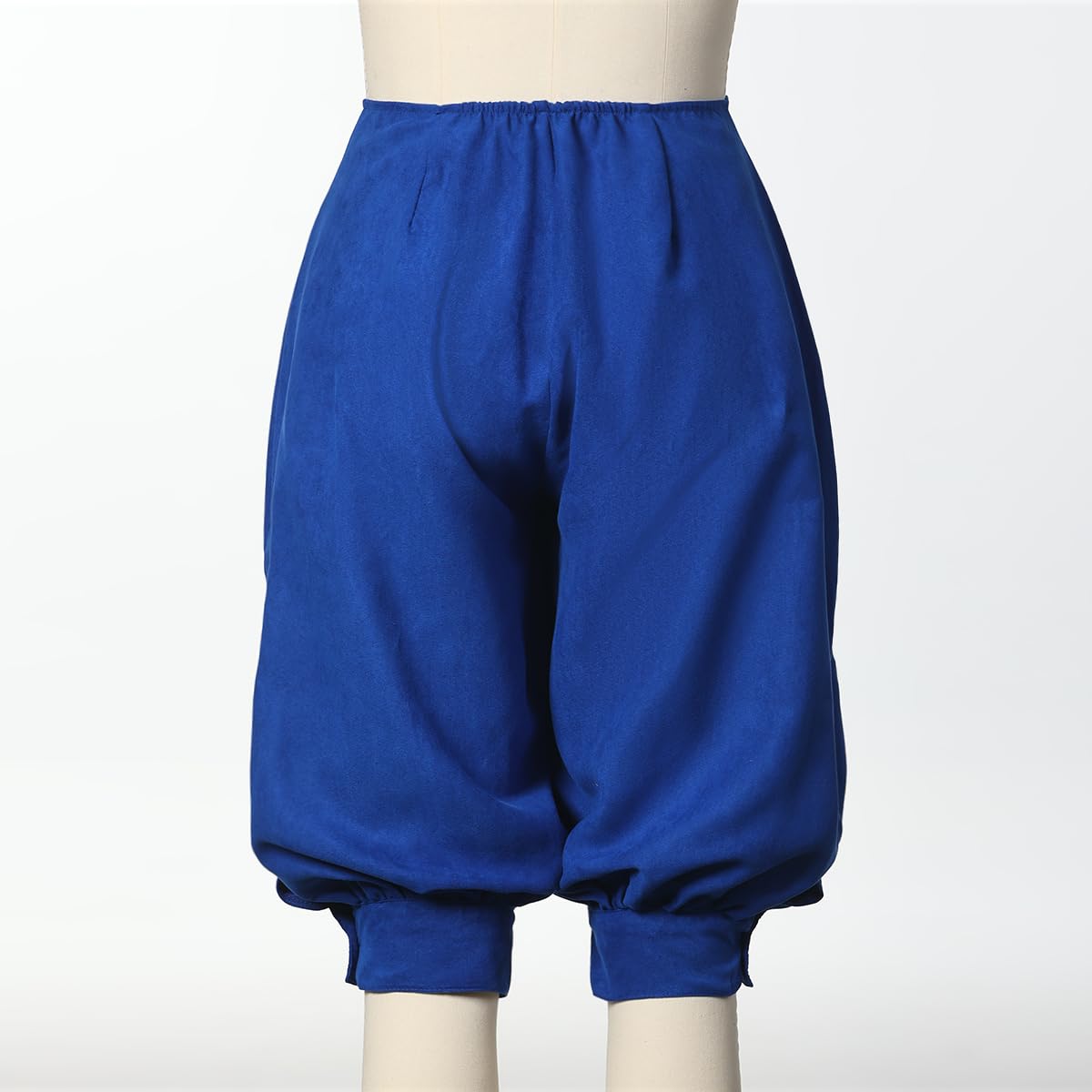 GRACEART Women's Renaissance Pants Men's Medieval Vintage Knickers Pirate Trousers High Waist Bloomer Shorts Royal Blue - Image 2