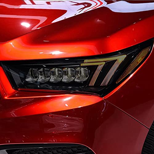 OPisuda Auto koplamp beschermfolie zwart transparant TPU film, Voor Acura MDX 2017 2018 2019 2020 - Image 5