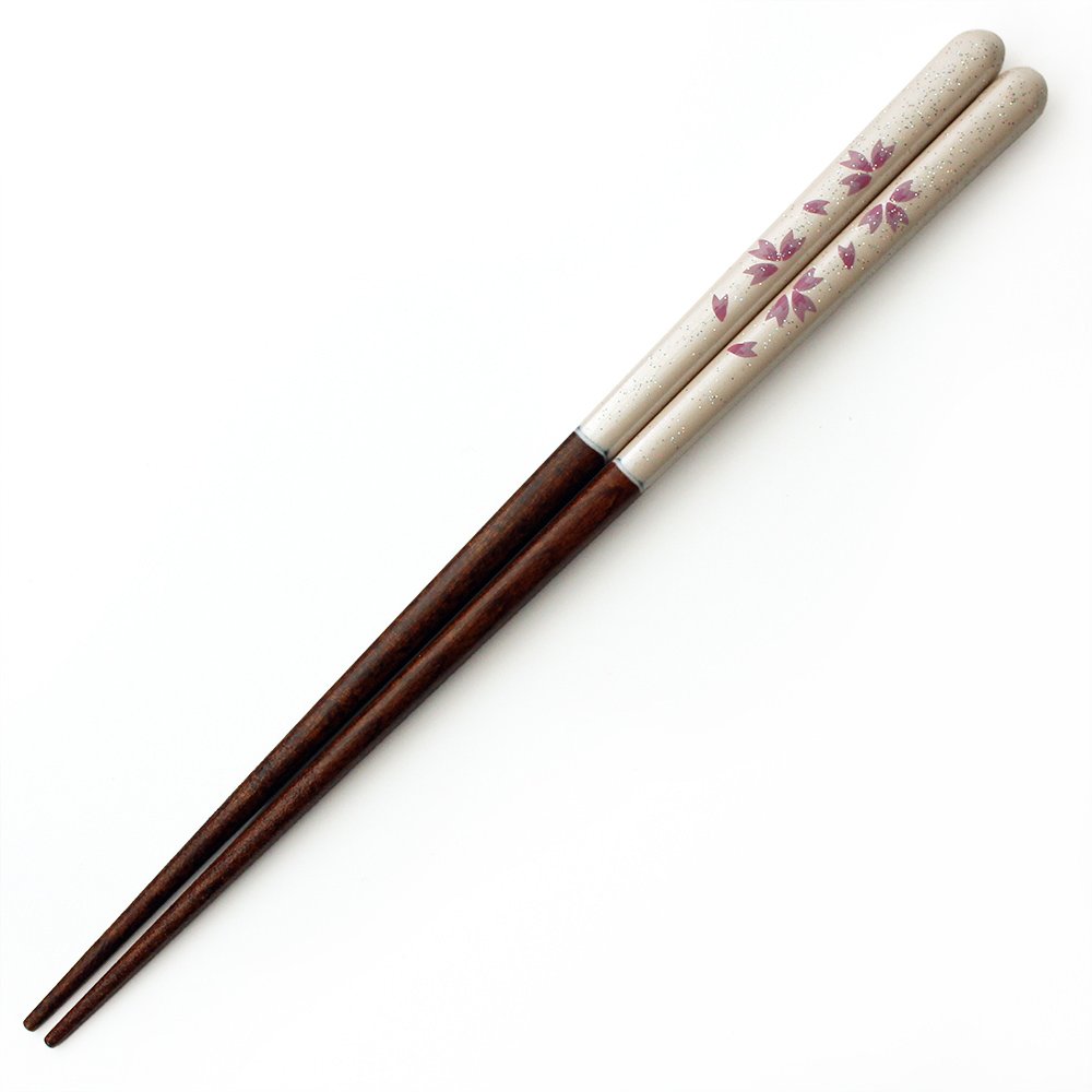 Ishida Wakasa Painted Chopsticks Yumehana 8.3 inches (21 cm) Pink Dishwasher Safe, Non-slip, Silver Ion, 159265 : Home & Kitchen