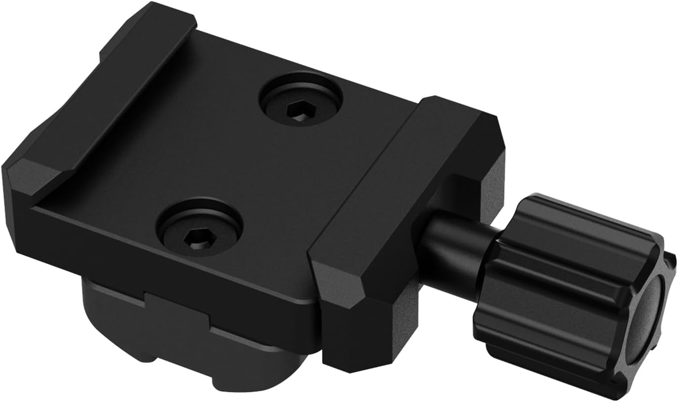Arca-Swiss Bipod Adapter, ARCA Rail Mount for Harris & Atlas NC Bipods, Knob Tightening Design, 6061-T6 Aluminum