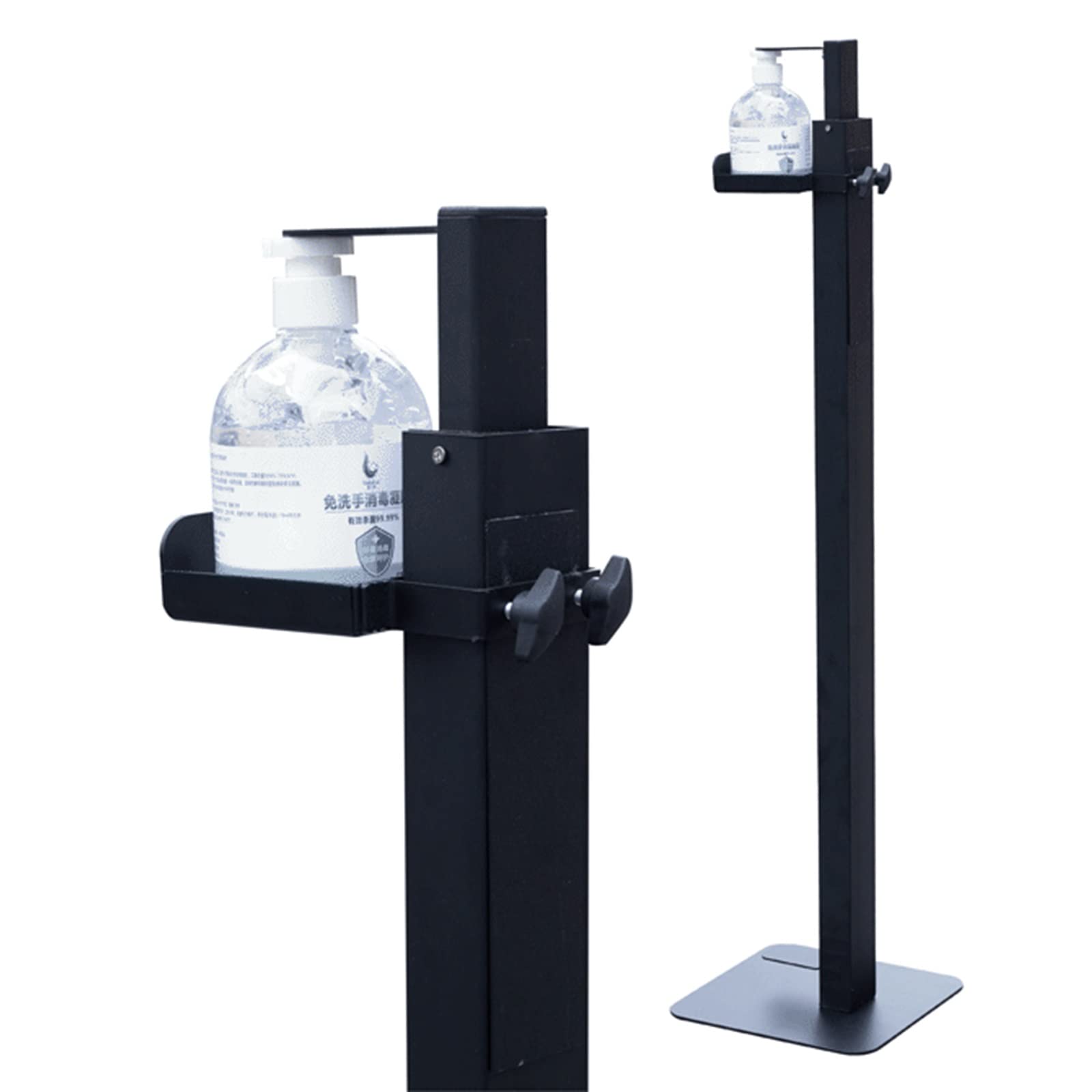 Dispenser di disinfettante per Le Mani in Piedi, Stazione di Supporto per Gel di Sapone per Le Mani autoportante per casa, Negozi, scuole, Aree pubbliche, Supporto per disinfettant
