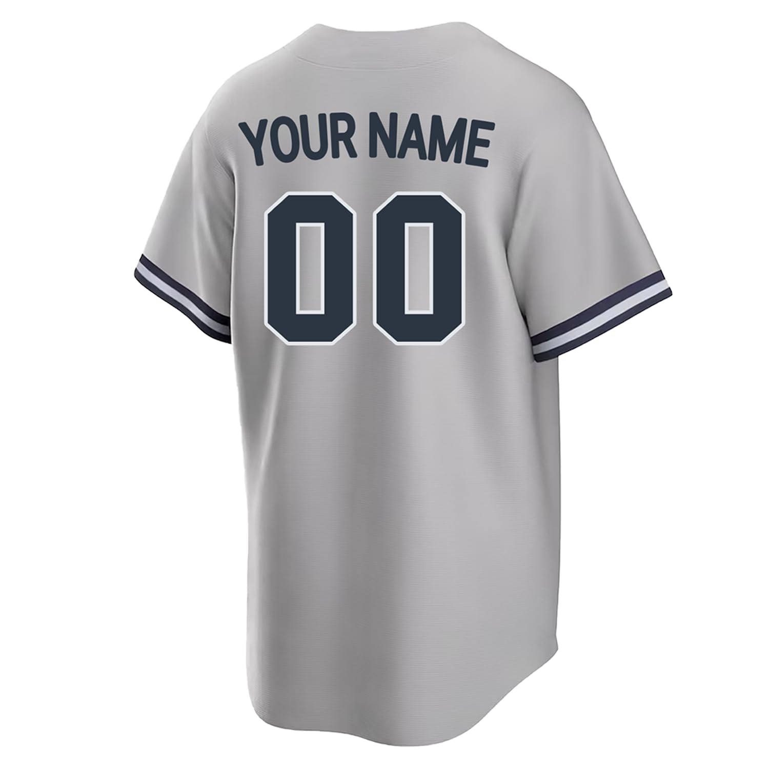 Basbacust Customized Personalized Baseball Jersey with Player Name and Number Button Baseball Jersey for Adult and Youth, Small-6X-Large