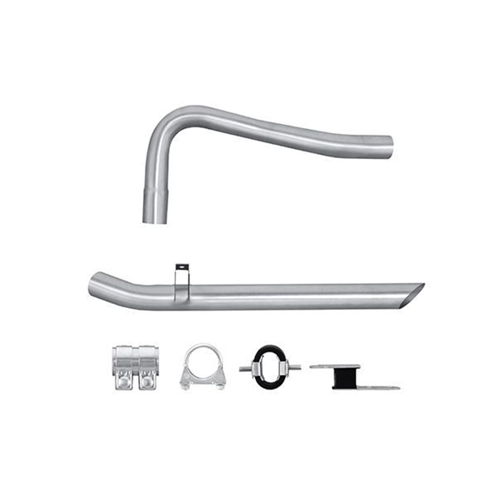 HELLA 8LA 366 004-171 Abgasrohr - Easy2Fit Kit - hinten - zweiteilig - Set mit Anbauteilen | 8LA 366 004-171 Kompatibel mit Terrano II (R20)