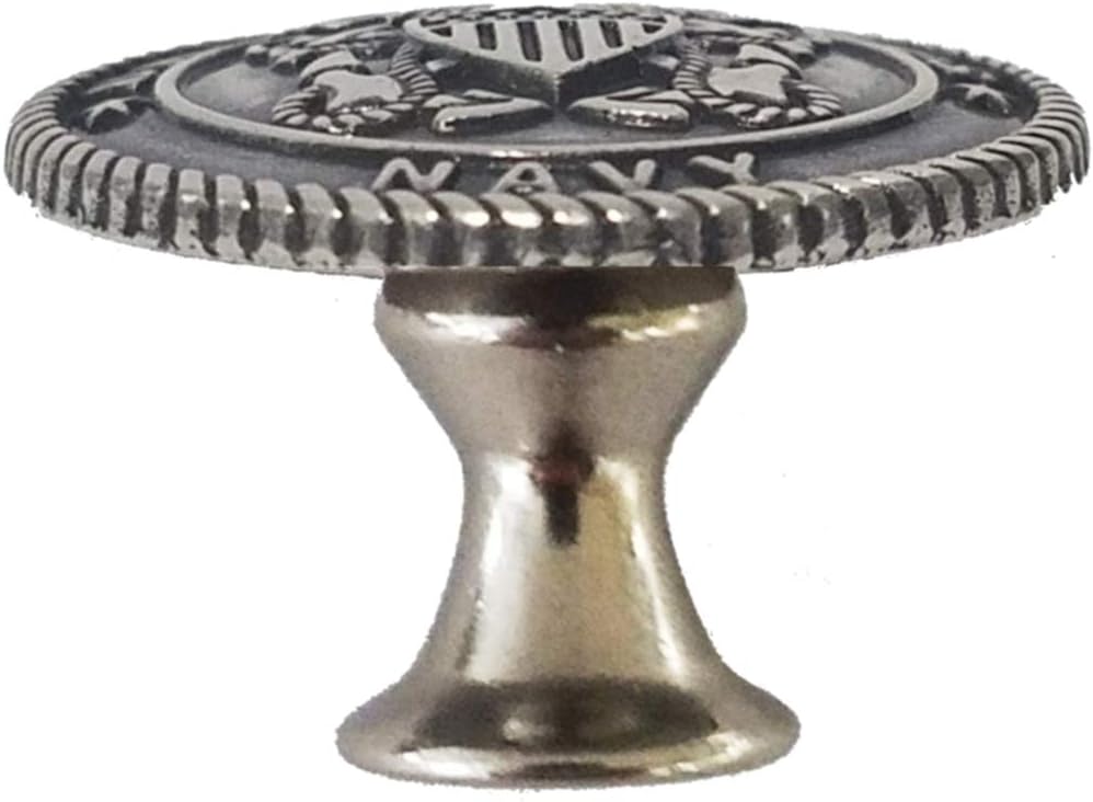U S Navy Drawer or Cabinet Knobs, Set of 6