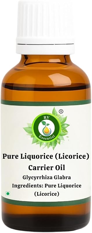 Óleo carreador de alcaçuz R V Essential Glycyrrhiza Glabra, 15 mL
