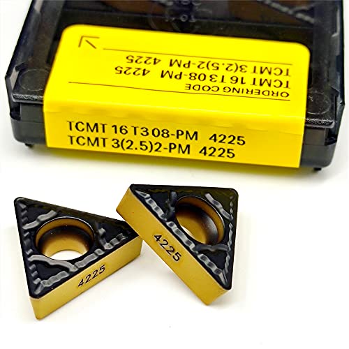 10 piezas TCMT16T304 PM 4225 para torneado externo miniatura 3