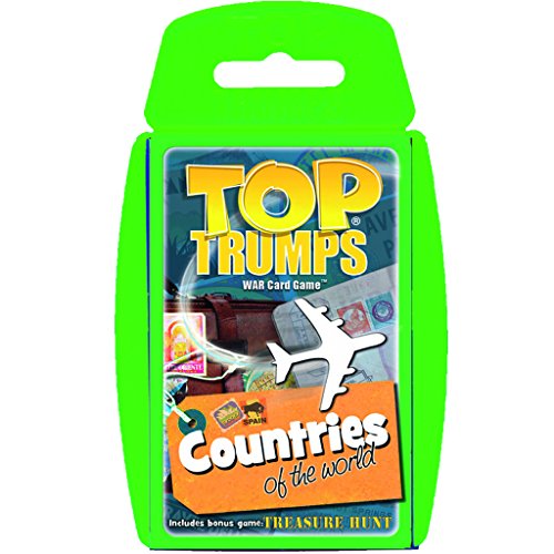 Top Trumps Card Game Countries of The World - Family Games for Kids and Adults - Learning Games - Kids Card Games for 2 Players and More - Kid War Games - Card Wars - for 6 Plus Kids