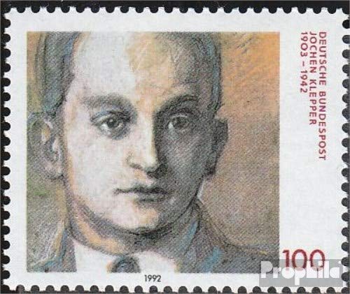 FRD (FR.Germany) 1643 (Complete.Issue.) FDC 1992 J. Klepper (Stamps for Collectors)