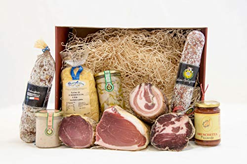 Caja de Navidad gran 1 – Salumificio artigianale gombitelli – Colección de Regalos de Navidad 2017 – Toscana Italia