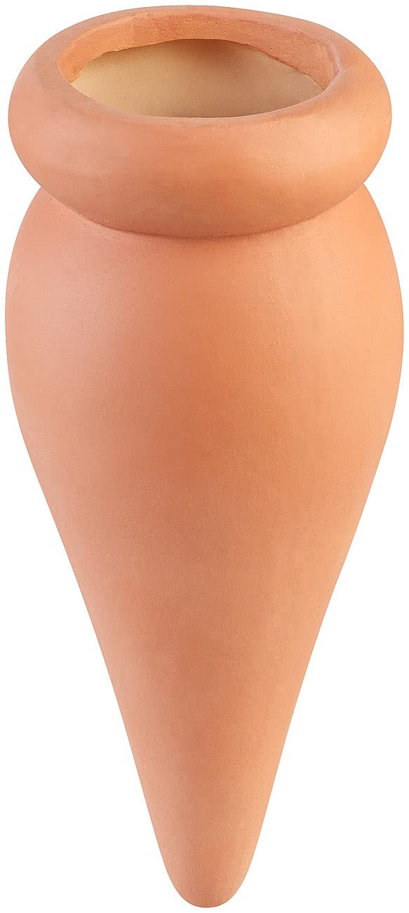 Royal Gardineer Wasserspender Pflanzen: 6er-Set 2in1-Terracotta-Wasserspender für Topfpflanzen (Blumentopf, Blumen, Olla)