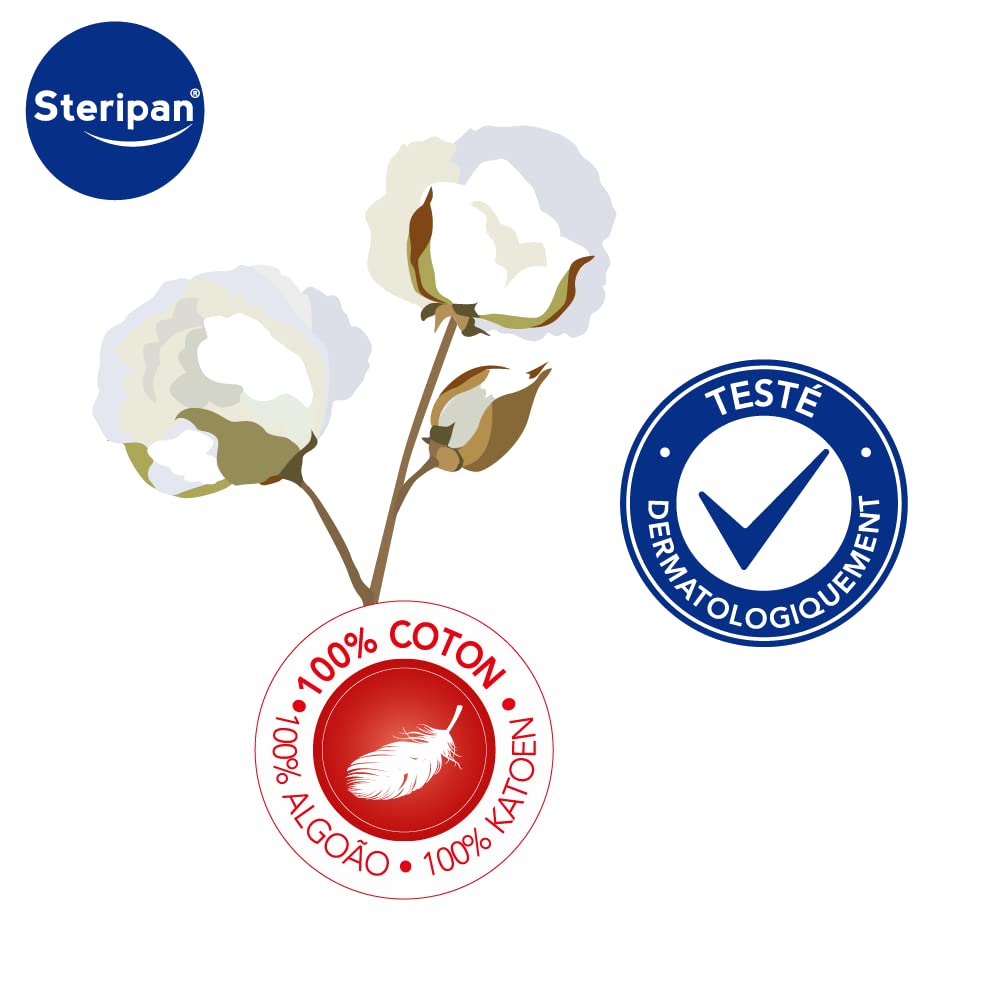 Steripan - Algodón Hidrófilo Dermatológico Precortado - 1 Unidad de 100 g