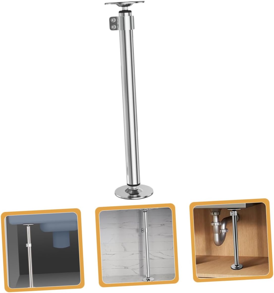 Stainless Steel Undermount Sink Support Bracket Adjustable Kitchen Sink Holder for Easy Installation Resistant Range