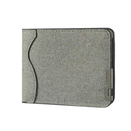 Porte-feuille pour homme et mini porte-carte élégant en coloris uni