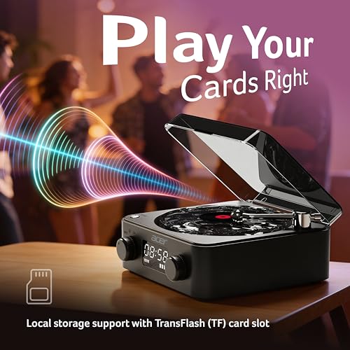 Image of Acer DreamWave Bluetooth 5W Speaker with Built-in 1500mAh Battery | TF Card & AUX Support | Water Ripple Night Light, White Noise Sound Machine, RGB Ambient Lamp, Portable Bedside Device