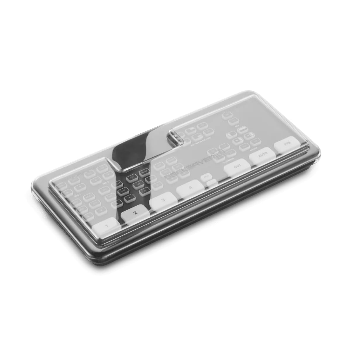 Decksaver Copertura per Blackmagic Design Atem Mini - Coperchio Protettivo in Policarbonato Super Resistente di Colore Chiaro Affumicato, Prodotto nel Regno Unito