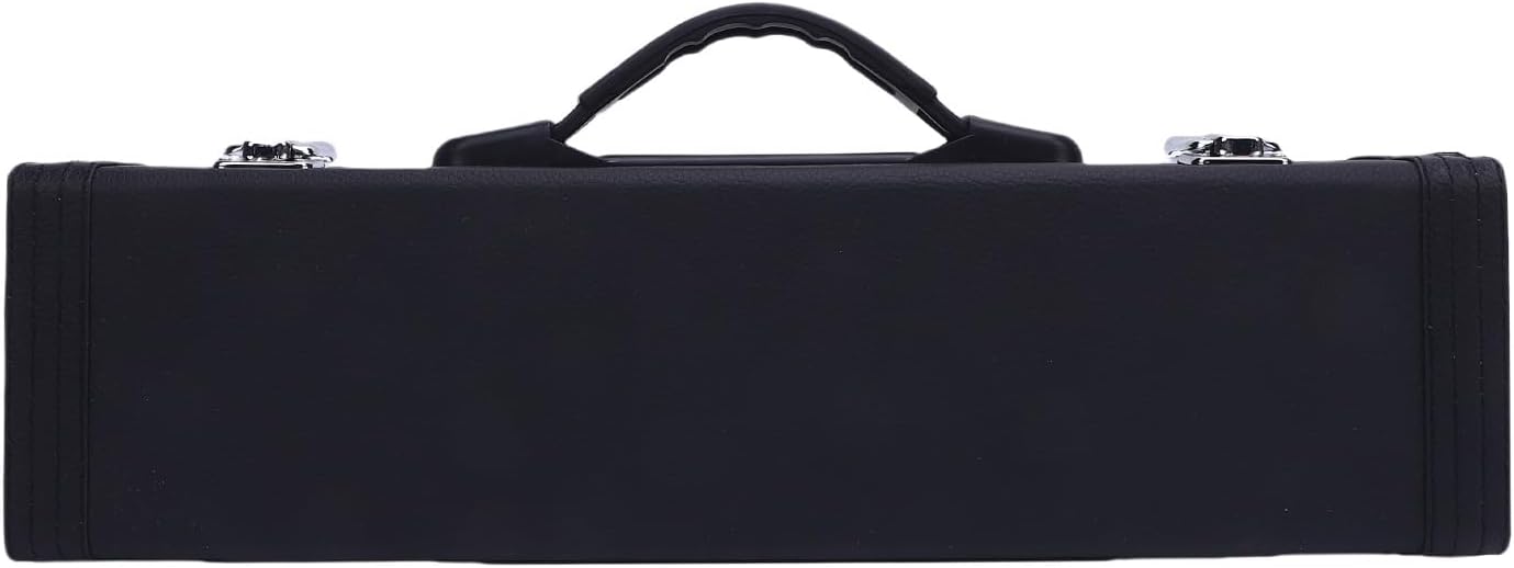 Sorandy Professional Cupronickel Plated C Flute, Ideal for Beginners and All Levels, 16 Key Closed Hole, Ergonomic Design, Include Carrying Case, Gloves, Cleaning Cloth, Tuning Rod