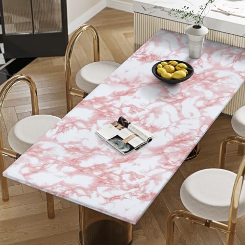 Papel de contacto rosa autoadhesivo de 40 cm x 6 m para encimeras 3
