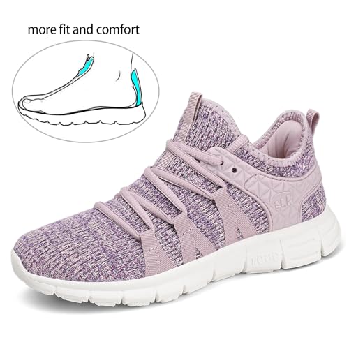 Image of INZCOU Running Shoes Lightweight Tennis Shoes Non Slip Gym Workout Shoes Breathable Mesh Walking Sneakers